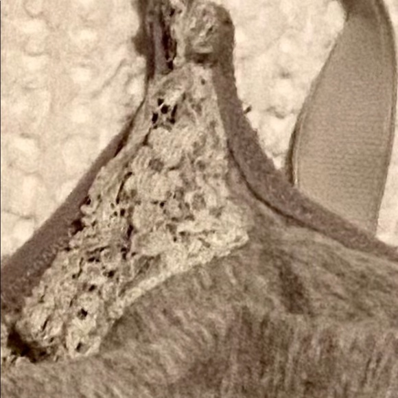 38C NURSING BRA GREY WITH LACE ACCENTS - Picture 3 of 8